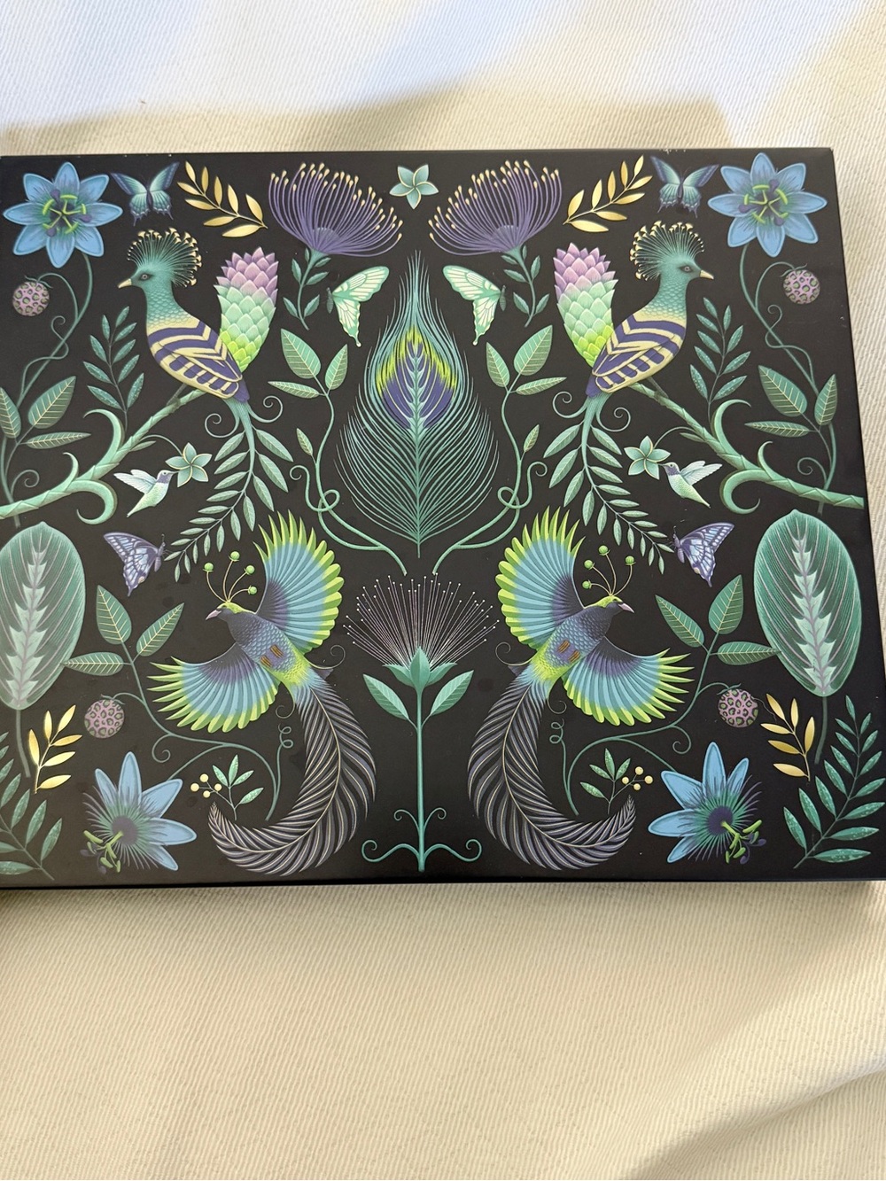 Marks and Spencer Birds of Paradise Metal Tin Decorative Storage Box